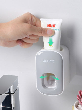Porta dentifricio automatico da parete, set di accessori per il bagno, dispenser