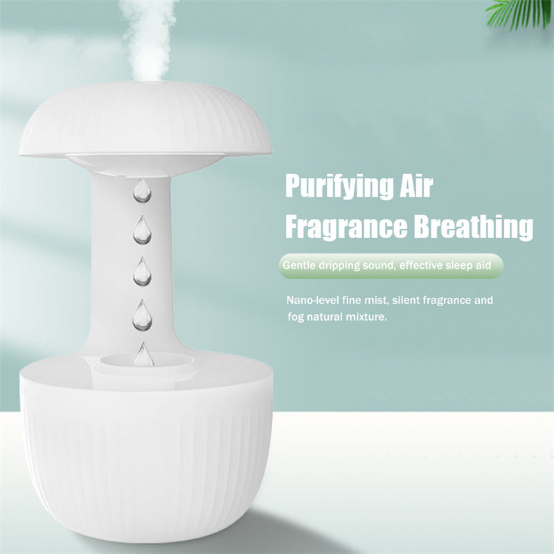 Umidificatore d'aria antigravità, umidificatore controcorrente silenzioso, gocce d'acqua levitanti, nebulizzatore per nebbia fredda, allevia la fatica