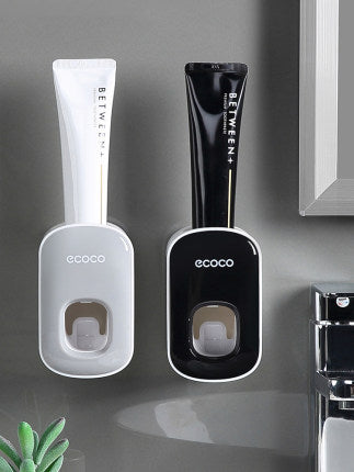 Porta dentifricio automatico da parete, set di accessori per il bagno, dispenser