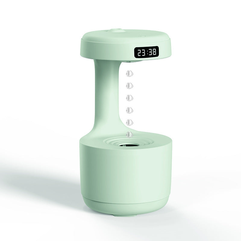 Umidificatore d'aria antigravità, umidificatore controcorrente silenzioso, gocce d'acqua levitanti, nebulizzatore per nebbia fredda, allevia la fatica