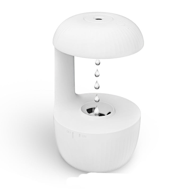 Umidificatore d'aria antigravità, umidificatore controcorrente silenzioso, gocce d'acqua levitanti, nebulizzatore per nebbia fredda, allevia la fatica
