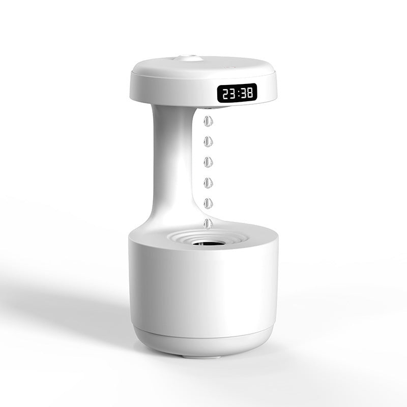 Umidificatore d'aria antigravità, umidificatore controcorrente silenzioso, gocce d'acqua levitanti, nebulizzatore per nebbia fredda, allevia la fatica