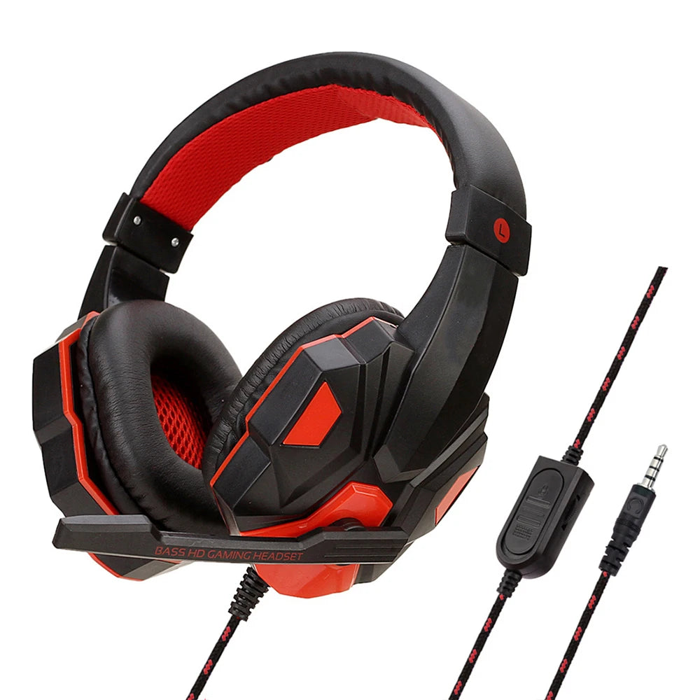 Cuffie da gioco cablate per PS4/PS5/Xbox/Smartphone/PC, cuffie da gioco regolabili a 120° con microfono con cancellazione del rumore