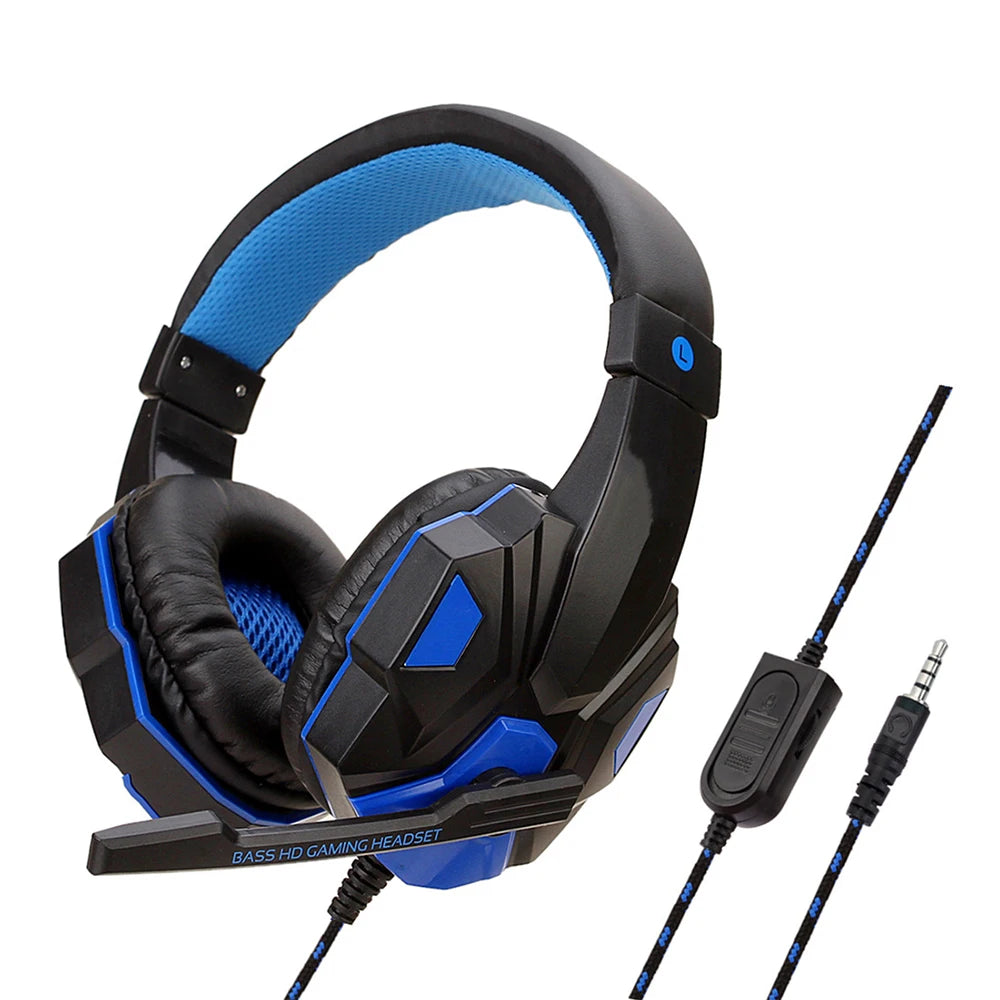 Cuffie da gioco cablate per PS4/PS5/Xbox/Smartphone/PC, cuffie da gioco regolabili a 120° con microfono con cancellazione del rumore