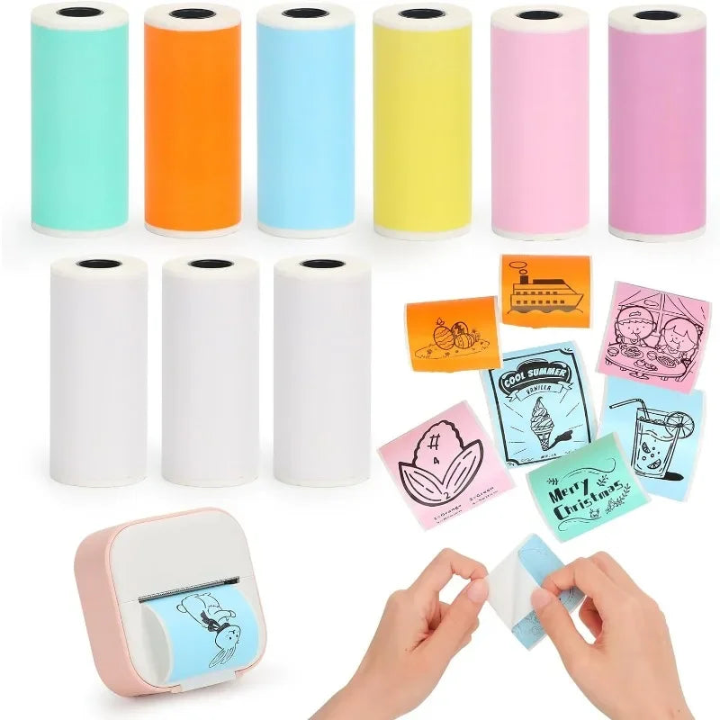 Mini Printer rotoli carta adesivi