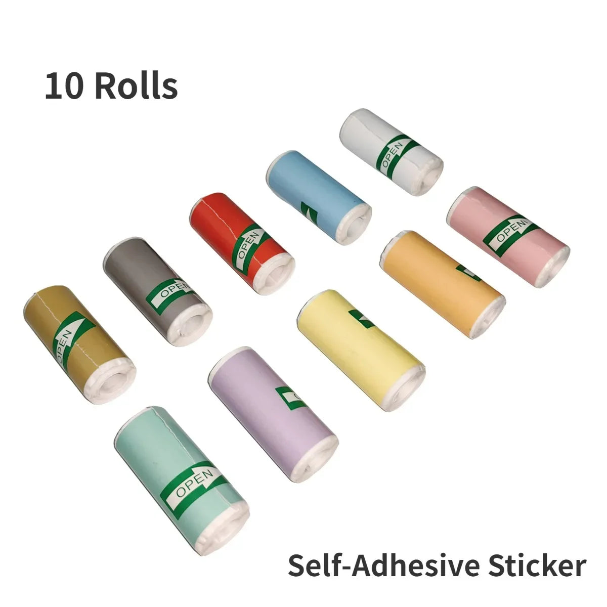 Mini Printer rotoli carta adesivi