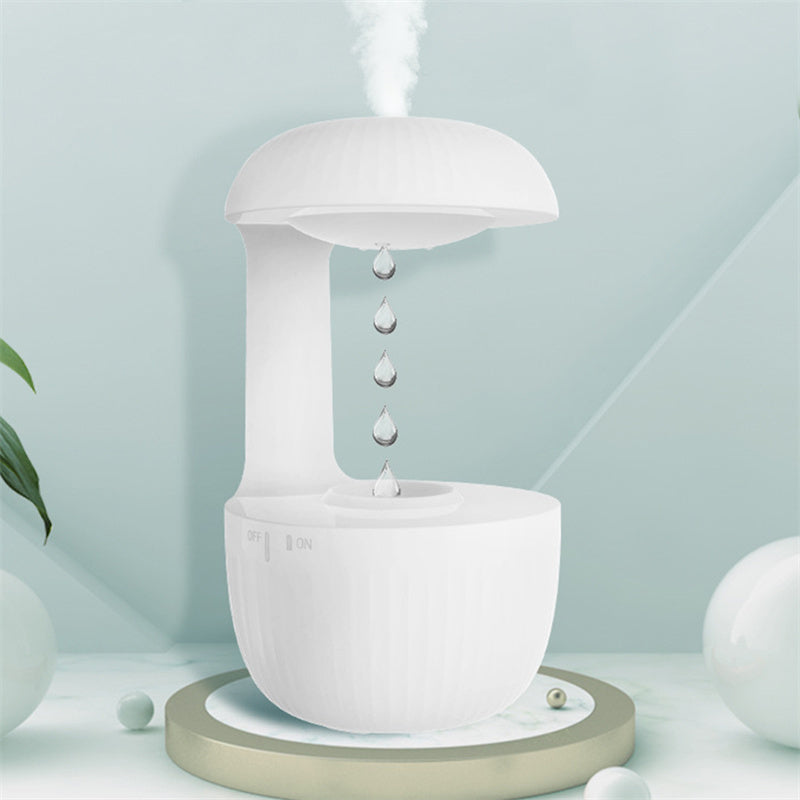 Umidificatore d'aria antigravità, umidificatore controcorrente silenzioso, gocce d'acqua levitanti, nebulizzatore per nebbia fredda, allevia la fatica