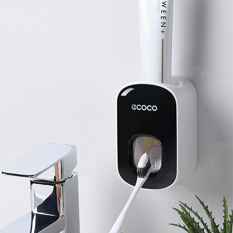 Porta dentifricio automatico da parete, set di accessori per il bagno, dispenser